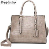 Weiyinxing Soft Leather Large Capacity Female Handbag Luxury Fashion Women Shoulder Bags Designer High Quality Lady Messenger Totes
