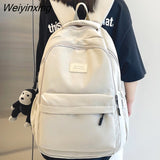 Weiyinxing Girl Boy Laptop Student Backpack New Female Men Travel Book Bag Male Women Nylon College Backpack Fashion Lady School Bag
