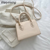 Weiyinxing New Square Crossbody Bags For Women Fashion Handbags And Purses Ladies Shoulder Bag Small Top Handle Bags Women's Totes
