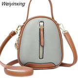 Weiyinxing Women's Bag 2023 Trend Small Messenger Crossbody Shoulder Bag Leather Luxury Brand Portable Lady Mobile Phone Handbag Purse 0409