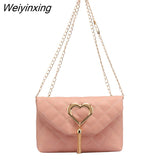Weiyinxing Tassel Messenger Bag for Women High-quality Embroidered Female Leisure Crossbody Shoulder Bag Fashion Ladies Phone Bag