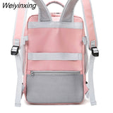 Weiyinxing Women Travel Backpack Water Repellent Anti-Theft Stylish Casual Daypack Bag with Luggage Strap & USB Charging Port Backpack