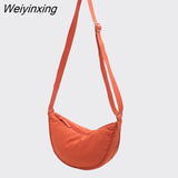 Weiyinxing Nylon Hobos Crossbody Bag for Women Designer Shoulder Bags Large Capacity Tote Lady Travel Shopper Bag Female Purses 2023