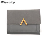 Weiyinxing Leather Women Wallets Hasp Lady Moneybags Zipper Coin Purse Woman Envelope Wallet Money Cards ID Holder Bags Purses Pocket
