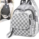Weiyinxing Luxury Backpack Women's Bag Mochilas Multi Function Large Capacity Backpack Cowhide Material Genuine Leather Bolsas Feminina