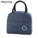 Weiyinxing Lunch Insulation Bags Student Picnic Dinner Box Handbag Food Cool Pouch