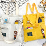 Weiyinxing Women Handbags Shoulder Bag Casual Folding Shopping Tote Bag Fashion Handbags Cross Body Backpack School Bags for Girls