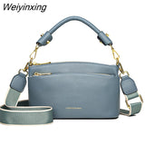 Weiyinxing Leather Shoulder Crossbody Bag For Women 2023 High Quality Cow Leather Women's Handbag Luxury Small Female Messenger Bag