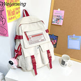 Weiyinxing Multipocket Nylon Women Backpack Female Big Waterproof Back Bag Portable School Backpack For Girl Student Schoolbag Cool