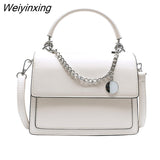 Weiyinxing Small Square HandBag 2023 New Chains Bag Casual All-match Female Shoulder Bag Trendy Bag Women Cross body Bag Girl Black