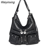 Weiyinxing Shoulder Bags Women Bags Designer Large Capacity Crossbody Female Handbags Ladies Leather Messenger Bag Fashion Tote Bags
