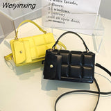 Weiyinxing Women's Fashion Bags 2023 Trend Brands Replica Pu Leather Female Small Flap Messenger Shoulder Crossbody Bag Purses and Handbags
