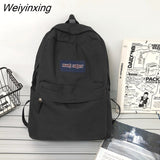 Weiyinxing Bag Male Student Shoulders Large Capacity Couple Backpack Fashion Cool Backpack Female College Teen Computer Bag Mochila