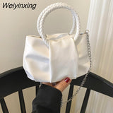 Weiyinxing Luxury Handlebags for Women 2023 Trend Crossbody Bags Armpit Bag Shopping Chain Shoulder Bags Dumpling Handbag Female
