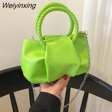 Weiyinxing Luxury Handlebags for Women 2023 Trend Crossbody Bags Armpit Bag Shopping Chain Shoulder Bags Dumpling Handbag Female