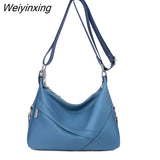Weiyinxing Nylon Beach Tote Bag Fashion Womens Handbag Tote Oxford Shoulder Bags Female Waterproof Dumplings Folding Shopping Bag 2023