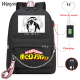 Weiyinxing School Bag My Hero Academia Tomura Shigaraki Dabi Todoroki Izuku Midorya Katsuki Bakugo Girls Backpack BNHA Boku No Hero