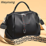 Weiyinxing Top Cowhide women's handbags Luxury Brand genuine leather Women Bags Fashion Messenger bag Designer Large Women Shoulder Bag