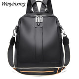 Weiyinxing Quality Youth Leather Backpacks For Teenage Girls Female School Shoulder Bag Bagpack mochila The New Fashion Women Backpack