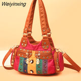 Weiyinxing Handbags Women Bags Designer Small Ladies Crossbody Female Shoulder Bag Fashion PU Leather Messenger Bag Casual Tote Bags
