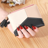 Weiyinxing Wallets Zipper Coin Purse Lady Long Short Purses Handbags Women Clutch Cards Holder PU Leather Moneybag Billfold Wholesale