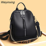 Weiyinxing Quality Youth Leather Backpacks For Teenage Girls Female School Shoulder Bag Bagpack mochila The New Fashion Women Backpack