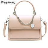 Weiyinxing Small Square HandBag 2023 New Chains Bag Casual All-match Female Shoulder Bag Trendy Bag Women Cross body Bag Girl Black
