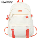 Weiyinxing Kawaii Student Nylon Mesh Backpack Trendy Cute Girl Travel Bag College Cool Female Fashion Backpack Women Laptop Net Bags