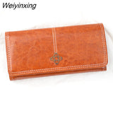 Weiyinxing New Women's Wallet portfel damski Money Bag Lady Long Leather Clutch Bag Wallet Card Holder carteras para mujer