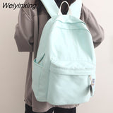Weiyinxing Fashion College School Bag Waterproof Nylon Women Backpack Female Cute Leisure Travel Shoulder Bag For Teenage Girls Bookbag