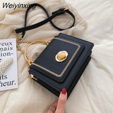 Weiyinxing Leather Handbags for Women Handle Bag Ladies Phone Purses Underarm Crossbody Bags Shoulder Bag Messenger Female Totes