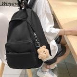 Weiyinxing Fashion School Backpack Women School Bags Men Travel Rucksack Boy Girl Student Bag Female College Knapsack Laptop Mochila