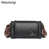 Weiyinxing Women's Fashion Handbags Retro Solid Color Leather Shoulder Casual Women High-ranking New season 100% cowhide Underarm Bag