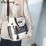 Weiyinxing Tooling Men's Messenger Bag Student Shoulder Bag Men's Bags Backpack Women's Large Capacity Diagonal