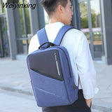 Weiyinxing Bag Men Laptop Rucksack Travel Backpack Women Large Capacity Business USB Charge College Student School Shoulder Bags