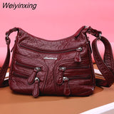 Weiyinxing Quality Soft Leathe Women Handbags Women's Bag Designer Fashion Women Shoulder Bag Luxury Female Messenger Bag Ladies Totes