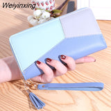Weiyinxing Wallets Zipper Coin Purse Lady Long Short Purses Handbags Women Clutch Cards Holder PU Leather Moneybag Billfold Wholesale