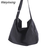 Weiyinxing Large Capacity Shoulder Bags Women Ins Solid Hobos Messenger Packages Japanese South Korean Style Leisure Or Travle Bag