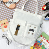 Weiyinxing Cartoon Tote Bag Canvas Handbag Shopping Bag Super Cool Handbags Shoulder Bags for Girl Book Bags Bolsa Feminina Mochila