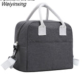 Weiyinxing Large Shoulder Cooler Bags Portable Lunch Bag For Women Fridge Bag Zipper Thermal Bag Lunch Box Tote Food Picnic Beach Bag