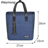 Weiyinxing Bento Lunch Box Thermal Bag Large Capacity Food Zipper Storage Bags Container for Women Cooler Travel Picnic Handbags