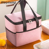 Weiyinxing Portable Lunch Bag Cationic Large Thermal Insulation Bag Ice Bag Thickened Large-capacity Lunch Box Bag Picnic Bag
