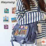 Weiyinxing Crossbody Bags for Women Messenger Bag College Student School Bags Large Capacity Versatile Youth Female Tote Shoulder Bag 0409