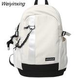 Weiyinxing Women Male High Capacity Green College Backpack Fashion Girl Boy Leisure School Bag Lady Men Laptop Female Travel Book Bags