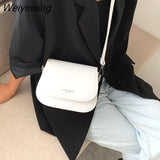 Weiyinxing Trend Crossbody Bags for Women Solid Wild Flap Shoulder Bag Lady Designer Small Women's Handbags and Purses New Fashion