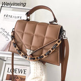 Weiyinxing for Women 2023 Designer Luxury Imitation Bags Brands Clutch Pu Leather Female Crossbody Shoulder Bag Ladies Hand Bags