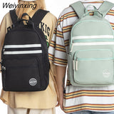 Weiyinxing Quality Large Capacity Student Backpack Korean Japanese Boys Girls Schoolbag Nylon Waterproof Travel Bag Book Pack Cool New