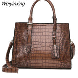 Weiyinxing Soft Leather Large Capacity Female Handbag Luxury Fashion Women Shoulder Bags Designer High Quality Lady Messenger Totes