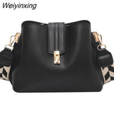 Weiyinxing Luxury Shoulder Bag Women Handbag Designer Brand Bucket Bags Leather Women Crossbody Bag Famous Brand Bags Shopper Purses