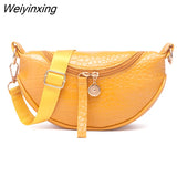 Weiyinxing Women Bag Crocodile Multicolor Messenger Chest Bag Clutch Female Pu Leather Handbag Cross Body Bag Fashion High Quality